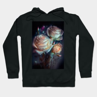 Iridescent pastel roses 7 Hoodie